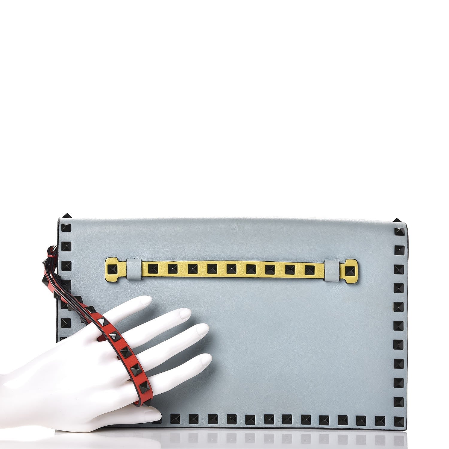 Valentino Garavani Nappa Rockstud Wristlet Clutch Multicolor 2 of 7