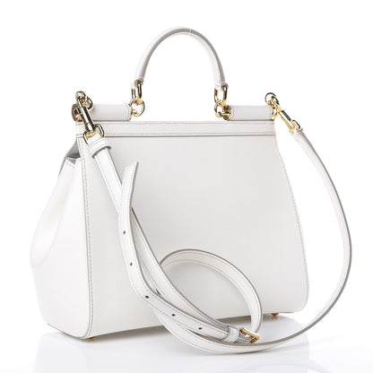 Dolce & Gabbana Dauphine Medium Miss Sicily Satchel White 3 of 9