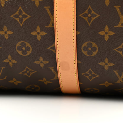 Louis Vuitton Monogram Keepall Bandouliere 55 12 of 15