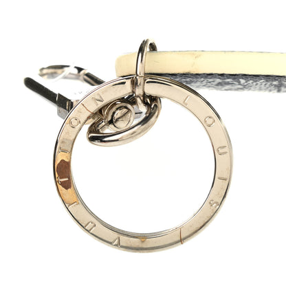 Louis Vuitton Damier Graphite Rope Bag Charm Key Ring White 7 of 8