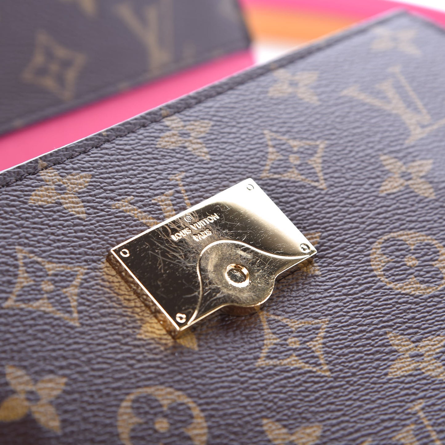 Monogram Cluny BB Hot Pink Safran Imperial