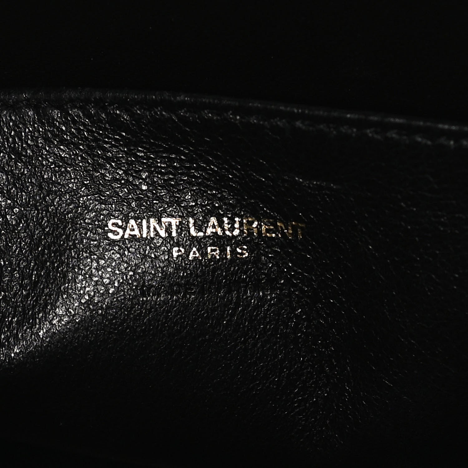 Saint Laurent Calfskin Monogram Baby Cabas Black 6 of 10