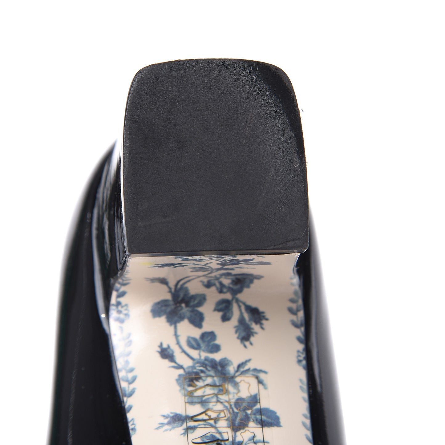 Vernice GG Victoire 55mm Loafer Pumps 39 Black