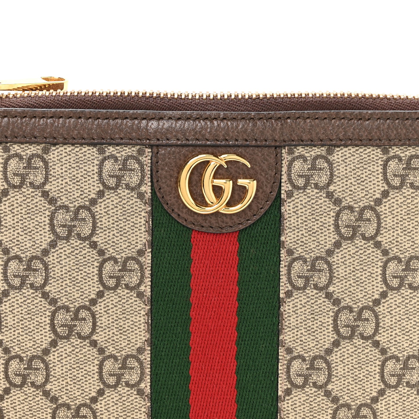 GG Supreme Monogram Web Ophidia Utility Belt 100 40 Beige Ebony New Acero