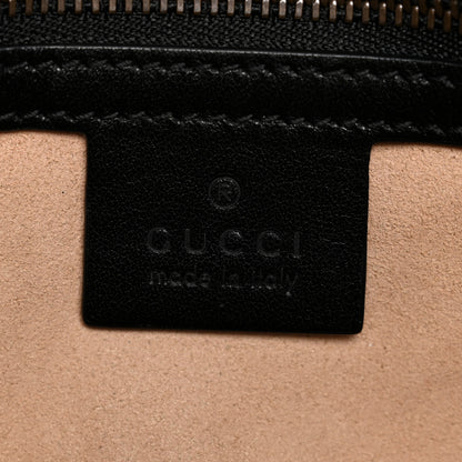 Gucci Calfskin Matelasse Small GG Marmont Shoulder Bag Black 6 of 13