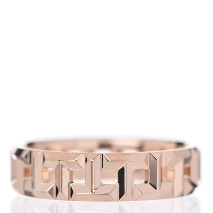 Tiffany 18K Rose Gold T True Wide Ring 60 9 3 of 5