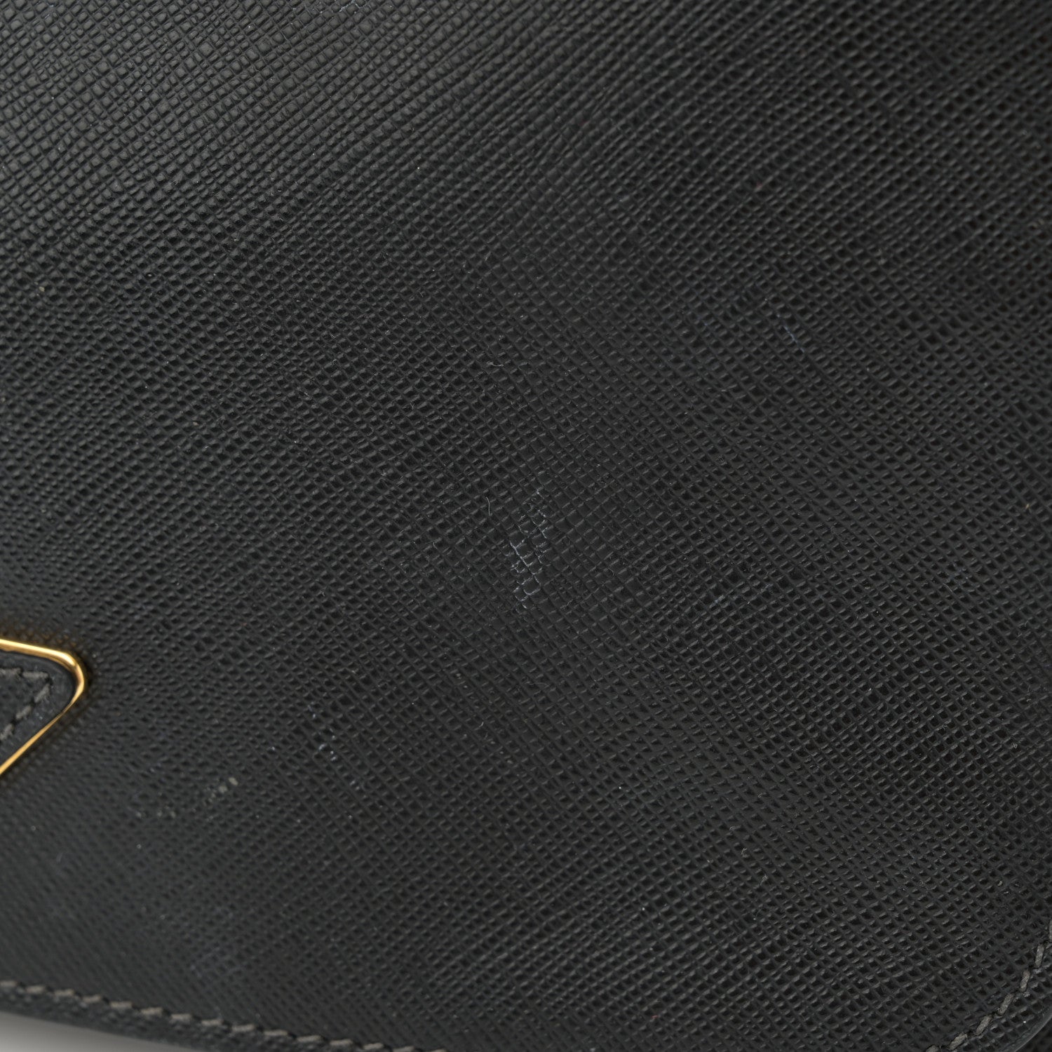 Prada Saffiano Flap Shoulder Bag Black 13 of 17