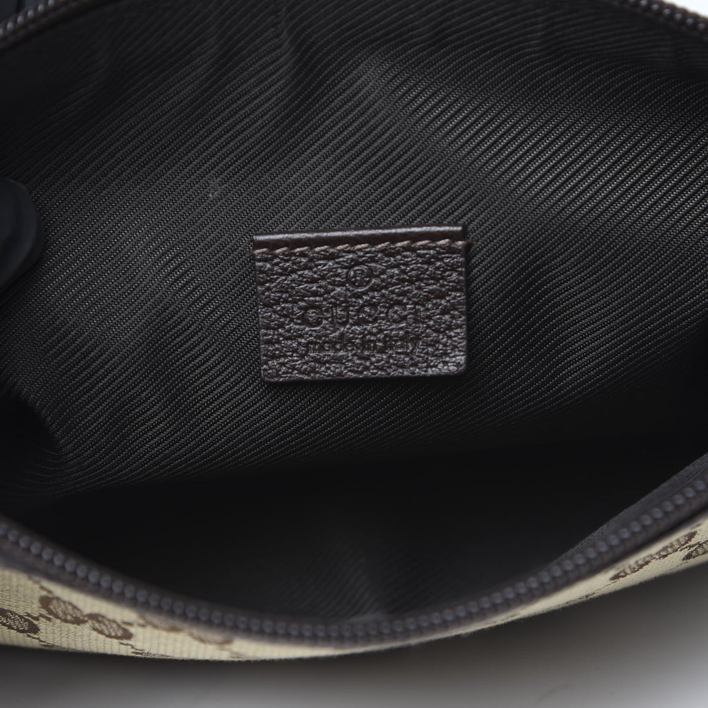 Monogram D Ring Cosmetic Case Brown