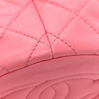 Chanel Lambskin Quilted Pearl Crush Drawstring Bag Pink 12 of 12
