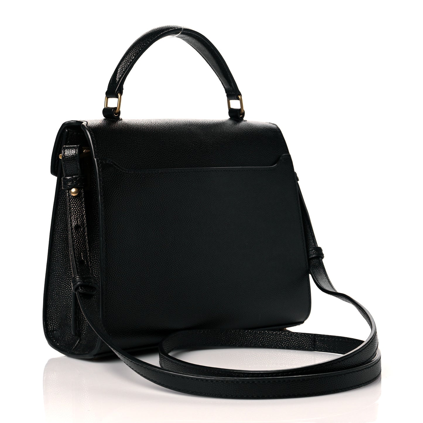 Grain de Poudre Mini Classic Monogram Cassandra Top Handle Black