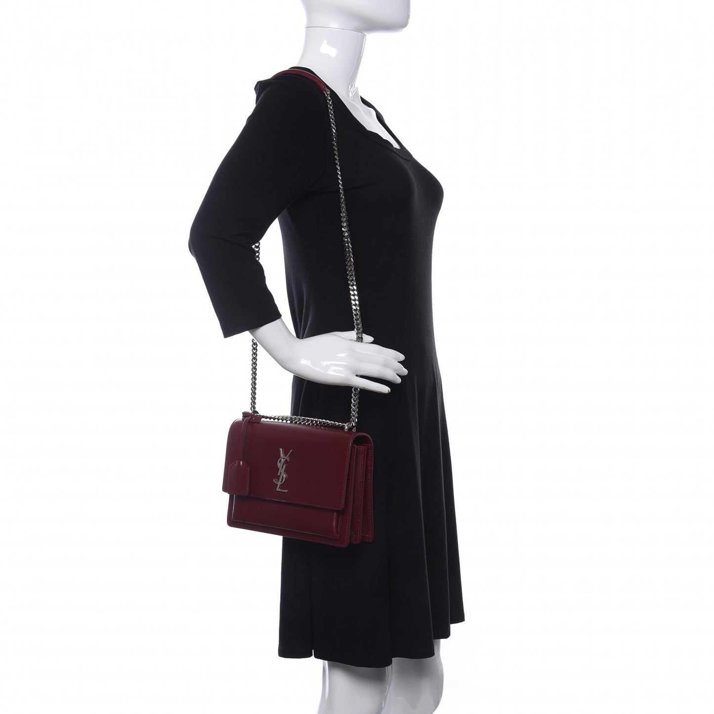 Calfskin Medium Monogram Sunset Pallisandre