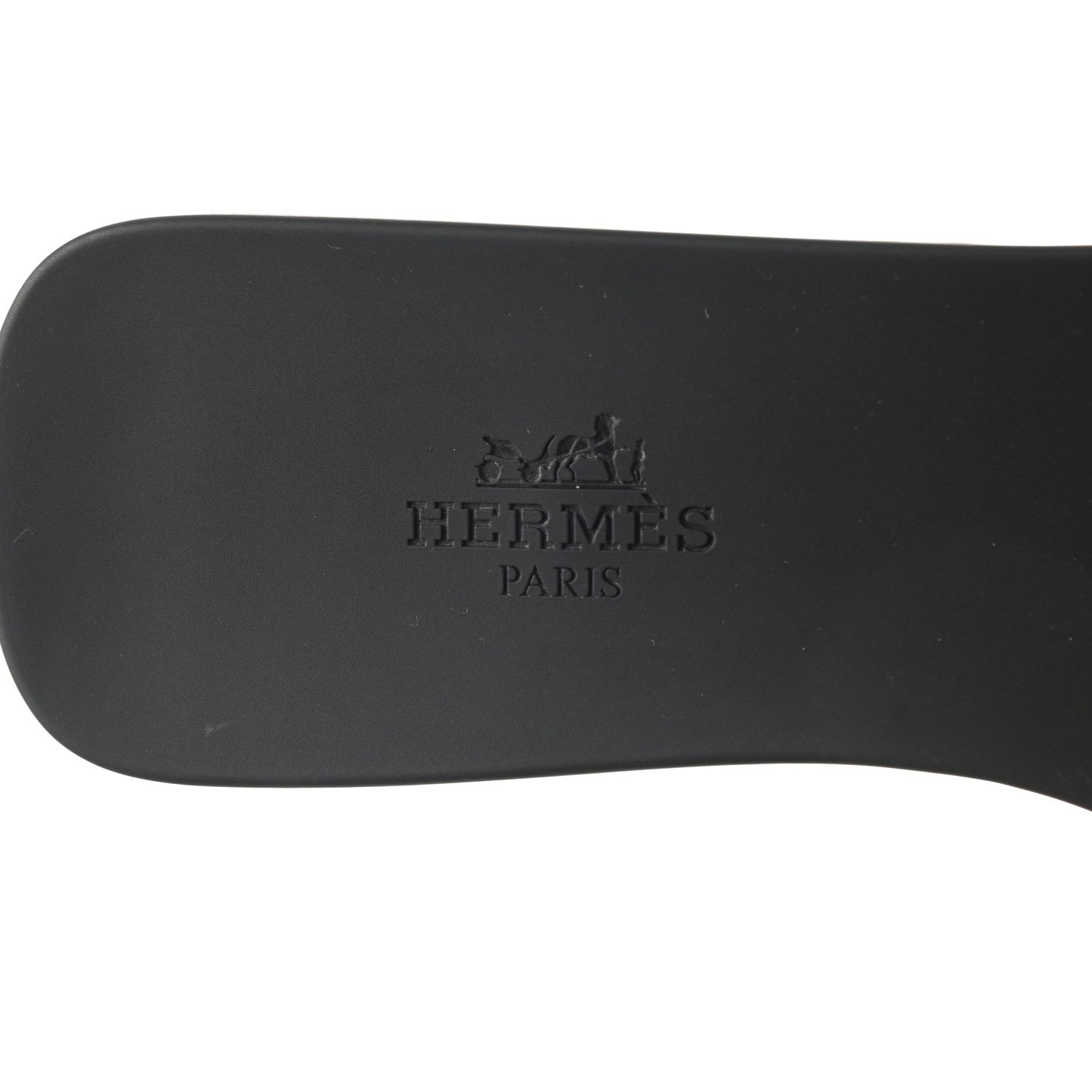 Hermes Rubber Aloha Sandals 36 Black 7 of 8