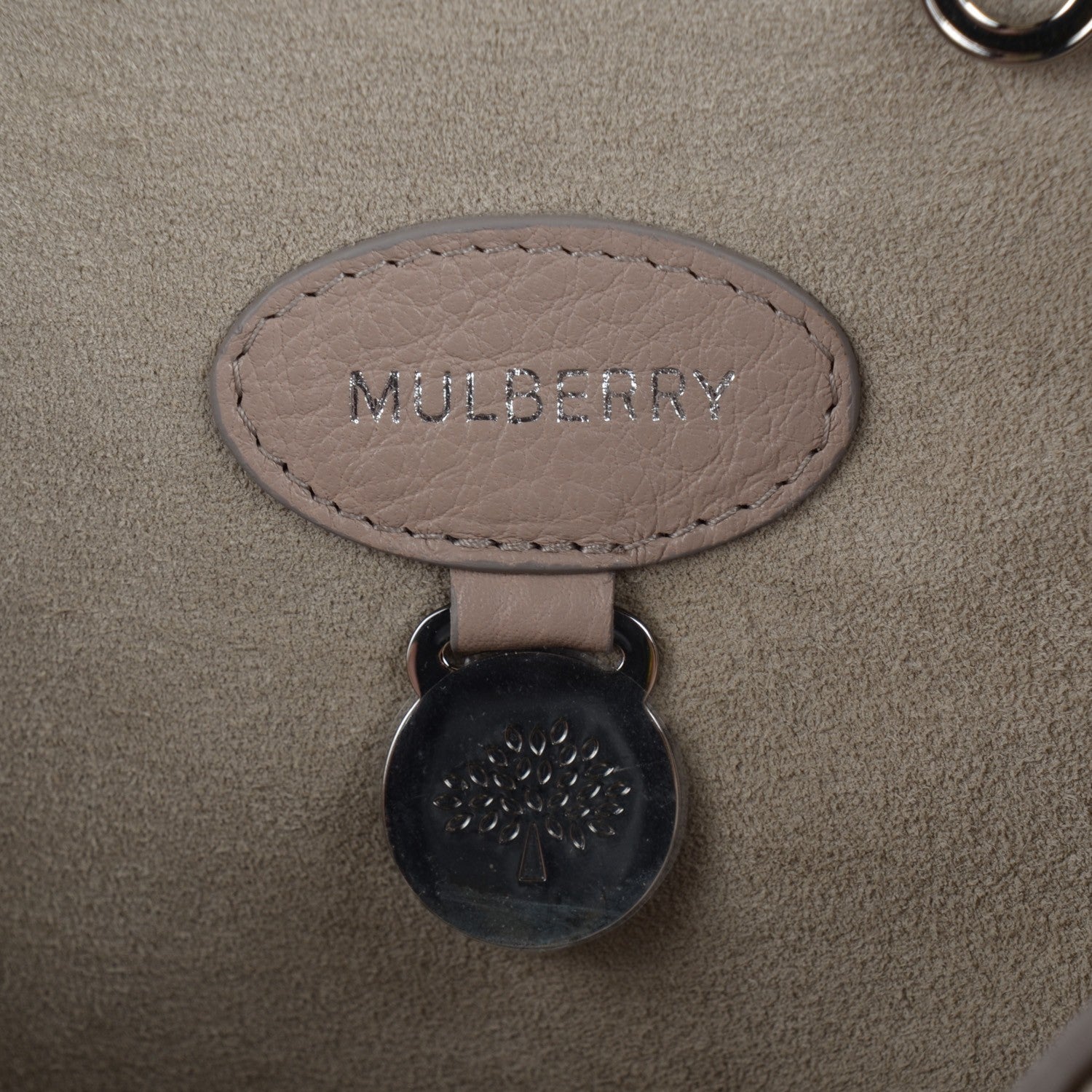 Mulberry Pebbled Calfskin Bayswater Putty 7 of 10