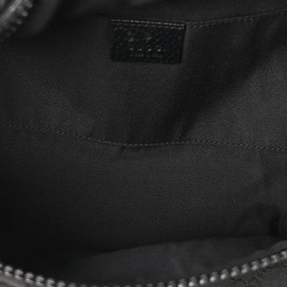 Gucci Nylon Monogram Fanny Pack Belt Bag Black 5 of 10