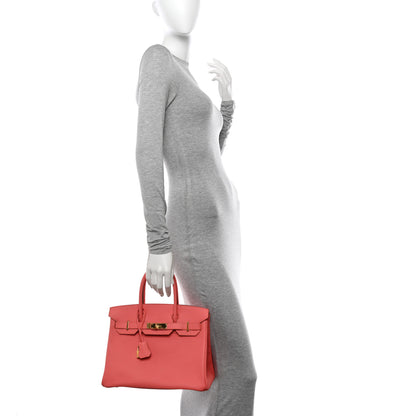 Hermes Epsom Birkin 30 Flamingo 2 of 10