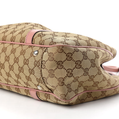 Gucci Monogram Medium Twins Tote Pink 10 of 13