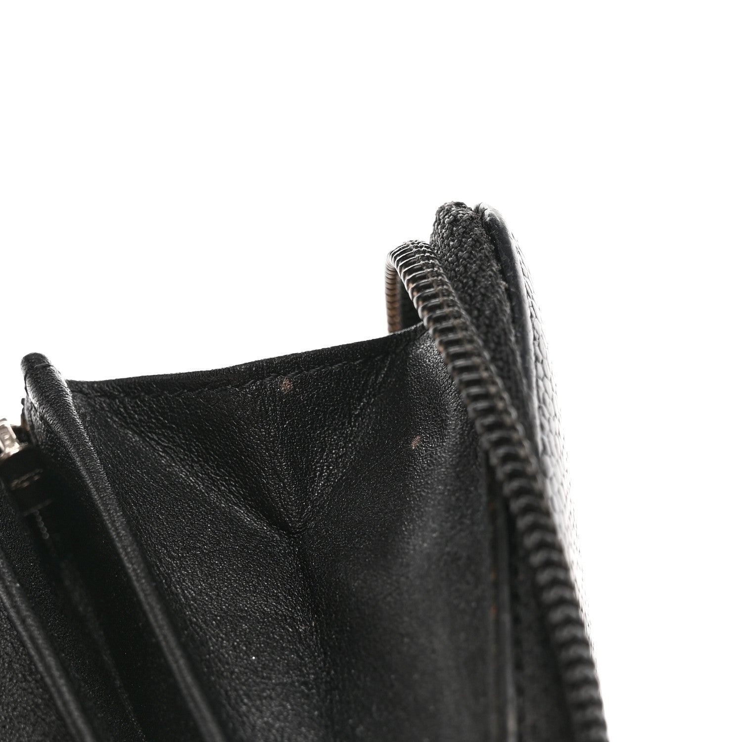 Chanel Caviar Large Timeless CC Zip Around Wallet Black 24 of 24