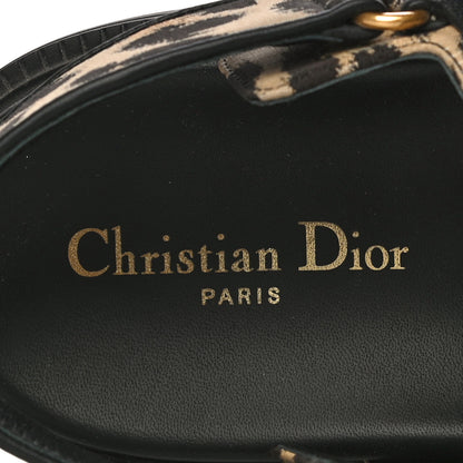 Christian Dior Technical Fabric Mizza Print DiorAct Sandals 41 Beige Multicolor 8 of 14