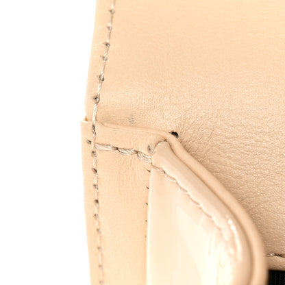 Chanel Patent Calfskin Quilted New Medium Plexiglass Boy Flap Beige 12 of 12
