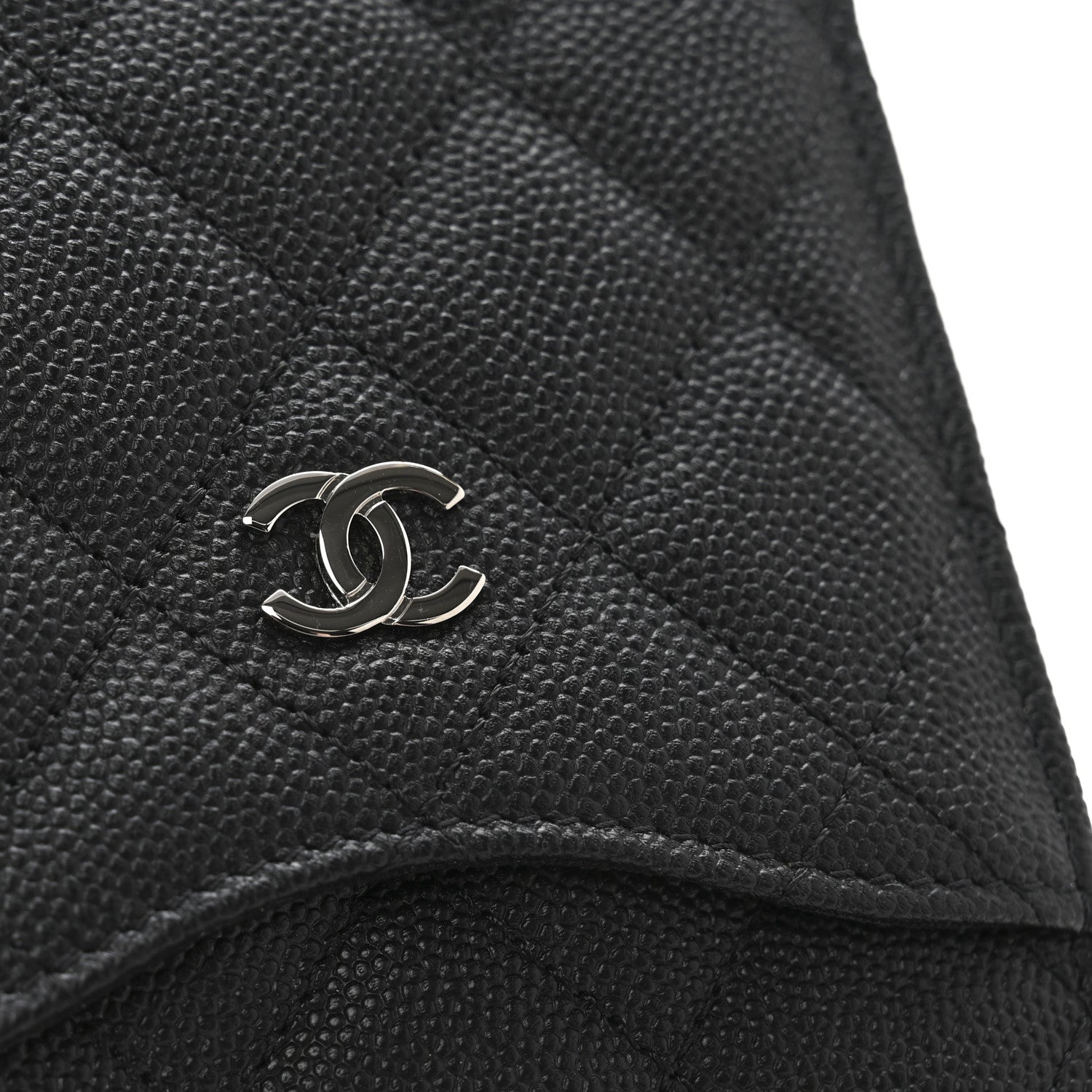 Chanel Caviar Quilted Classic iPhone Pouch Black 9 of 10