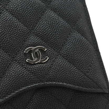 Chanel Caviar Quilted Classic iPhone Pouch Black 9 of 10