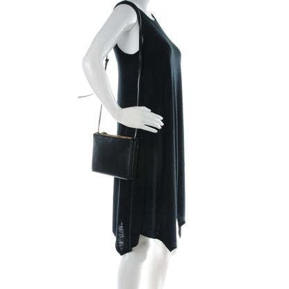 Celine Lambskin Small Trio Crossbody Bag Black 2 of 8