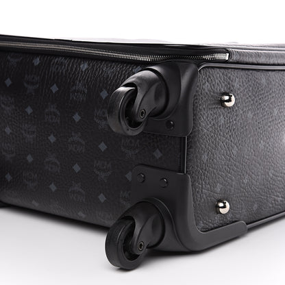 MCM Visetos Small Traveler Trolley Whelled Suitcase Black 8 of 8