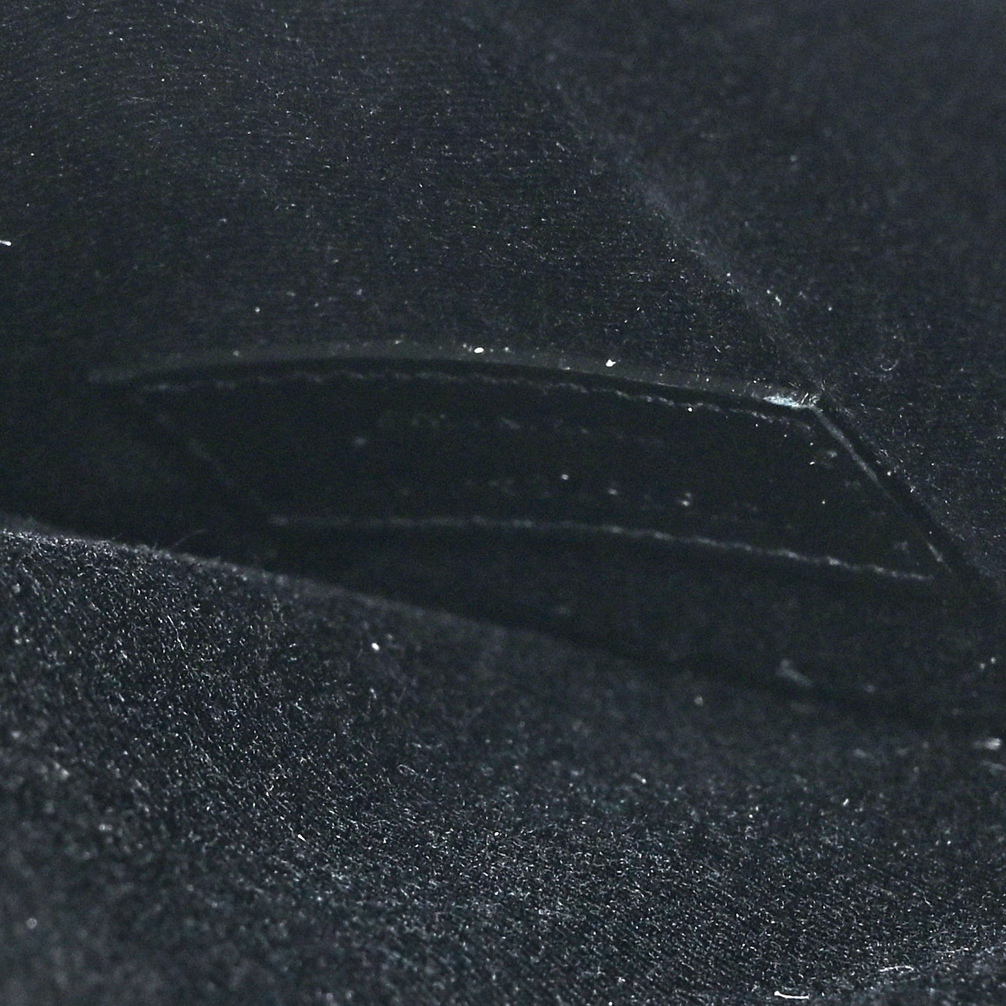 Calfskin Crocodile Embossed Uptown Monogram Pouch Black