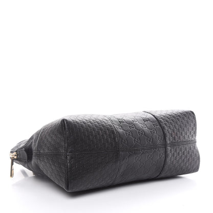 Gucci Guccissima Medium Bree Shoulder Bag Black 4 of 24