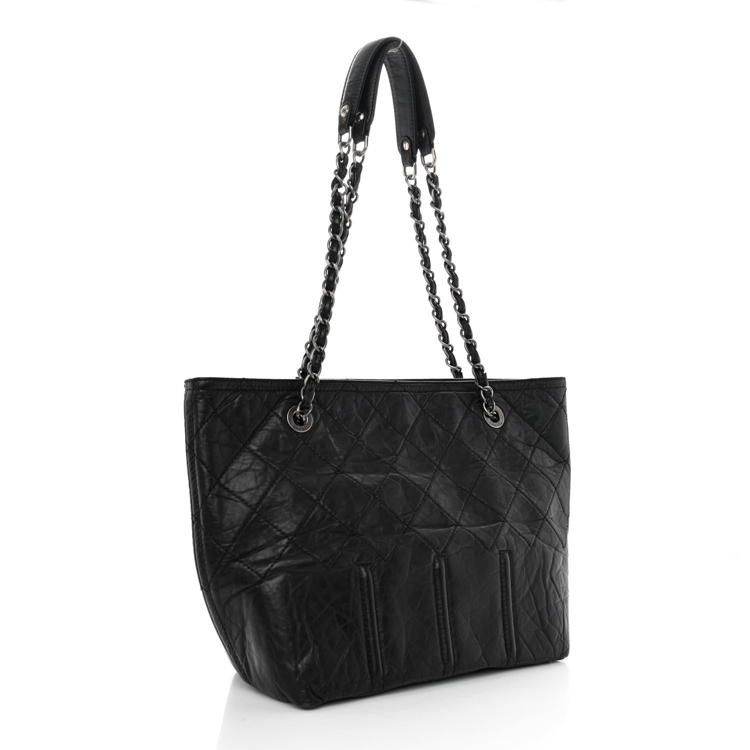 Chanel Calfskin Small Shopping in Moscow Tote Black 3 of 10