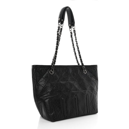Chanel Calfskin Small Shopping in Moscow Tote Black 3 of 10