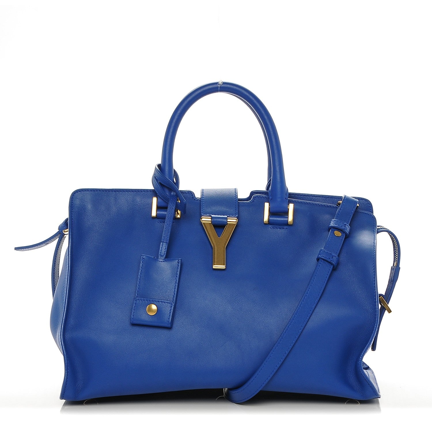 Saint Laurent Calfskin Small Classic Y Cabas Royal Blue 1 of 6