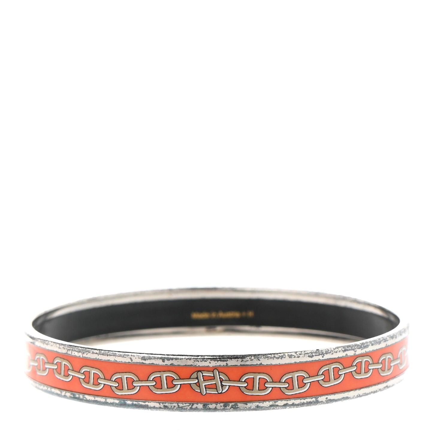 Enamel Printed Narrow Chaine d'Ancre Bracelet 65