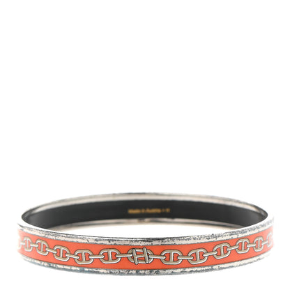 Hermes Enamel Printed Narrow Chaine d'Ancre Bracelet 65 3 of 5