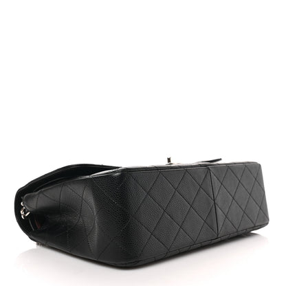 Chanel Caviar Quilted Jumbo Double Flap Black 4 of 9