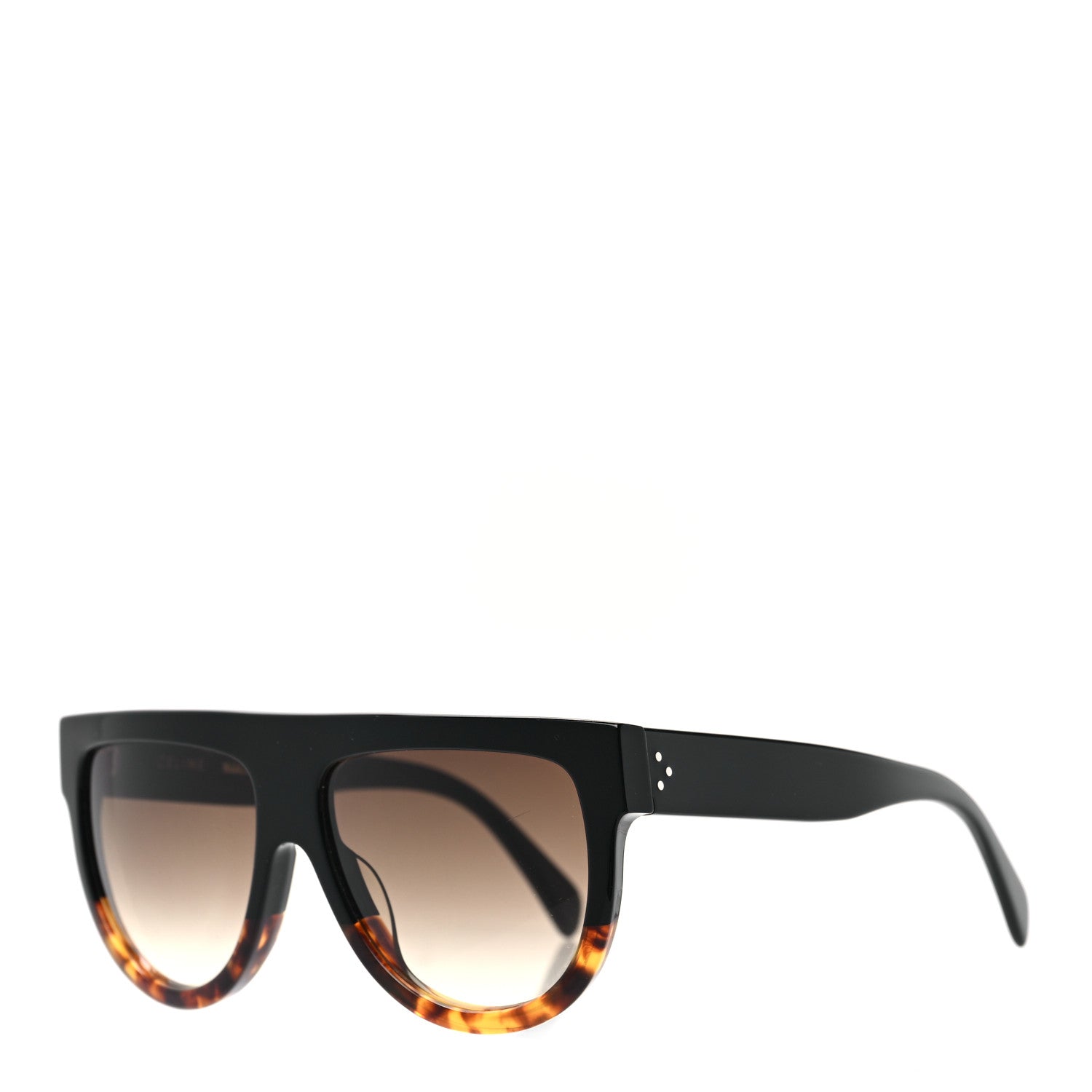 Celine Shadow Sunglasses CL 41026/S Black Havana 1 of 6