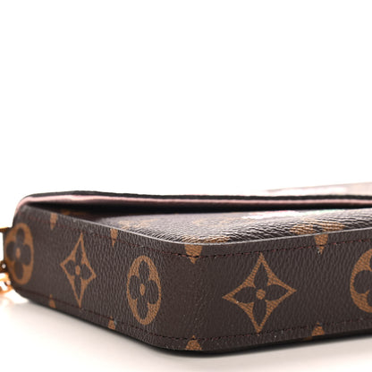 Louis Vuitton Monogram My LV World Tour Pochette Felicie Chain Wallet Rose Ballerine 9 of 10