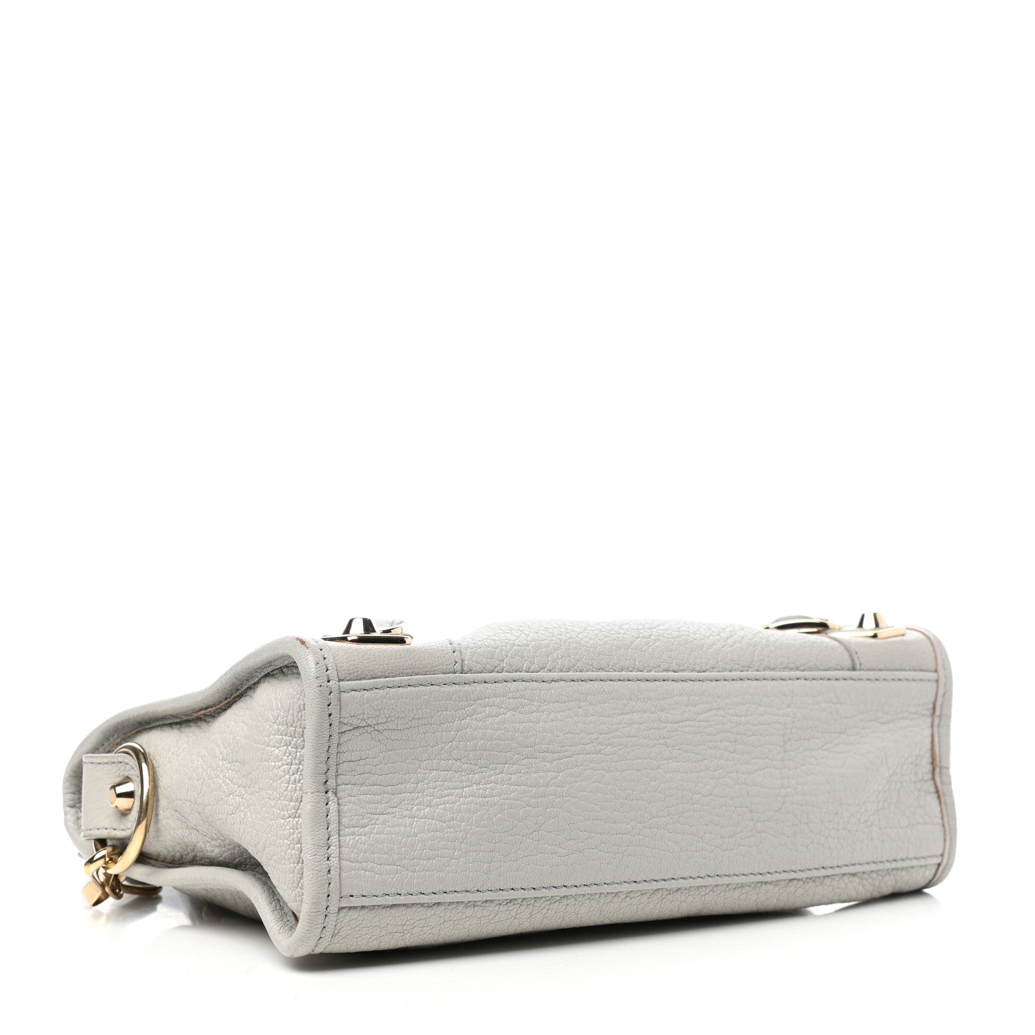 Balenciaga Chevre Gold Metallic Edge Hardware Mini City Gris Perle 4 of 10