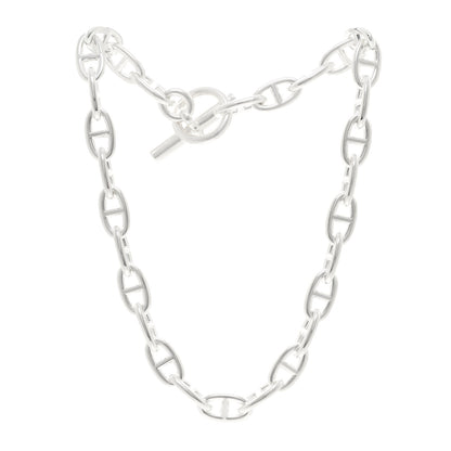 Hermes Sterling Silver GM Chaine D'Ancre Necklace 3 of 6