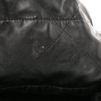 Chanel leather tote black 12 of 14