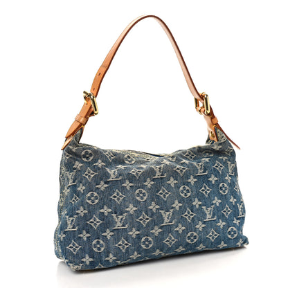 Louis Vuitton Monogram Denim Baggy PM Blue 3 of 10