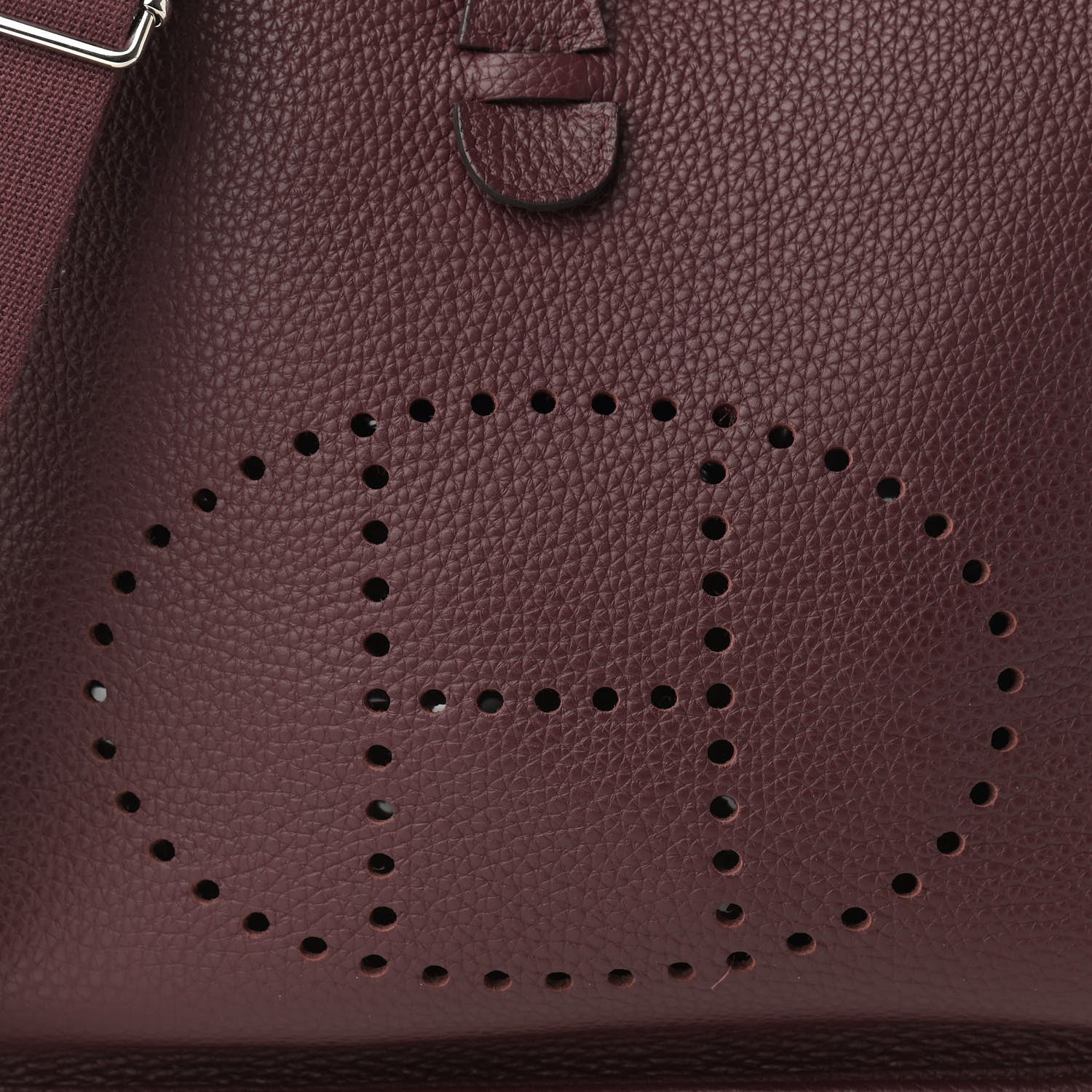 Hermes Taurillon Clemence Evelyne III PM Bordeaux 8 of 12