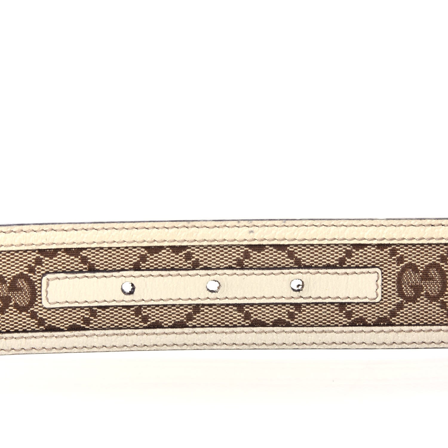 Gucci Monogram Interlocking G Belt 85 34 Off White 3 of 6