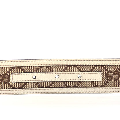 Gucci Monogram Interlocking G Belt 85 34 Off White 3 of 6