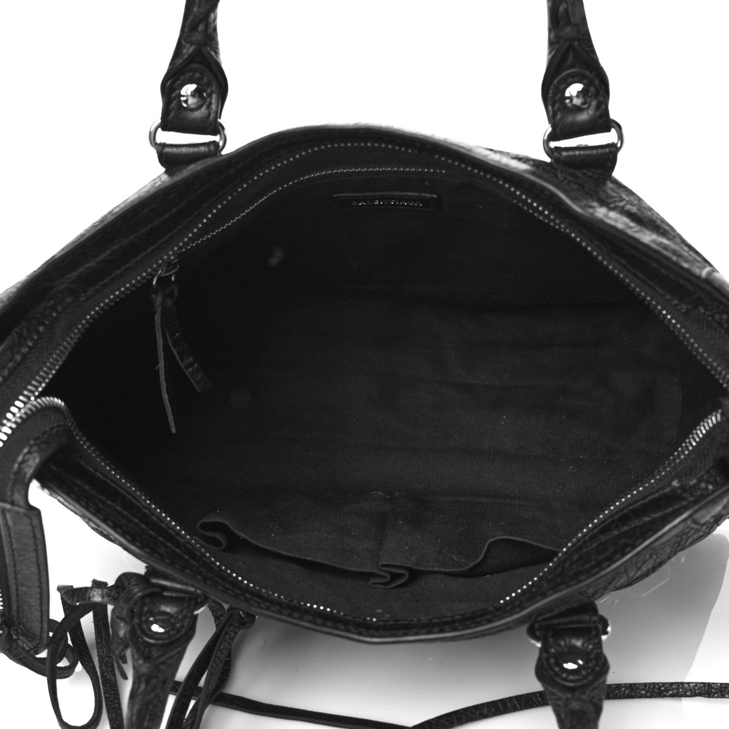 Agneau Classic Silver Hardware S City Black
