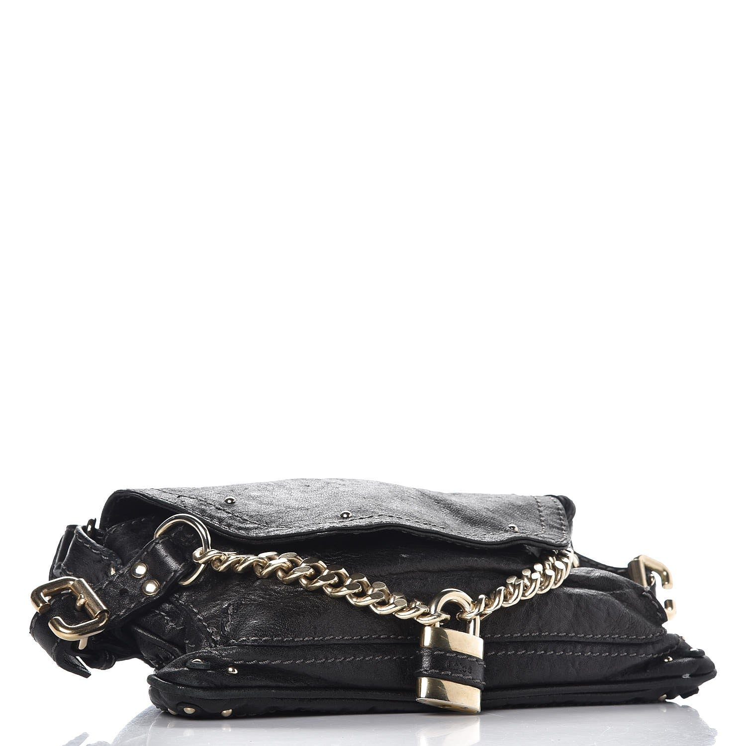 Chloe Lambskin Paddington Capsule Satchel Black 4 of 11