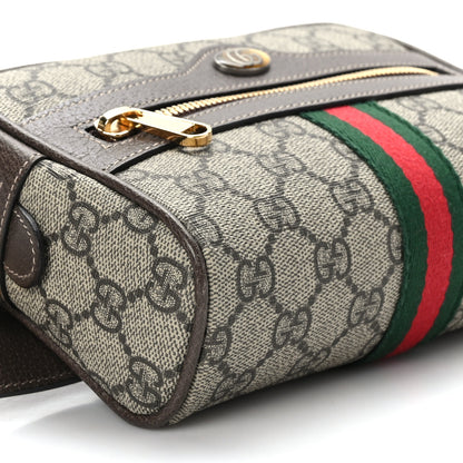 Gucci GG Supreme Monogram Web Small Ophidia Belt Bag 75 30 Dark Brown 9 of 10