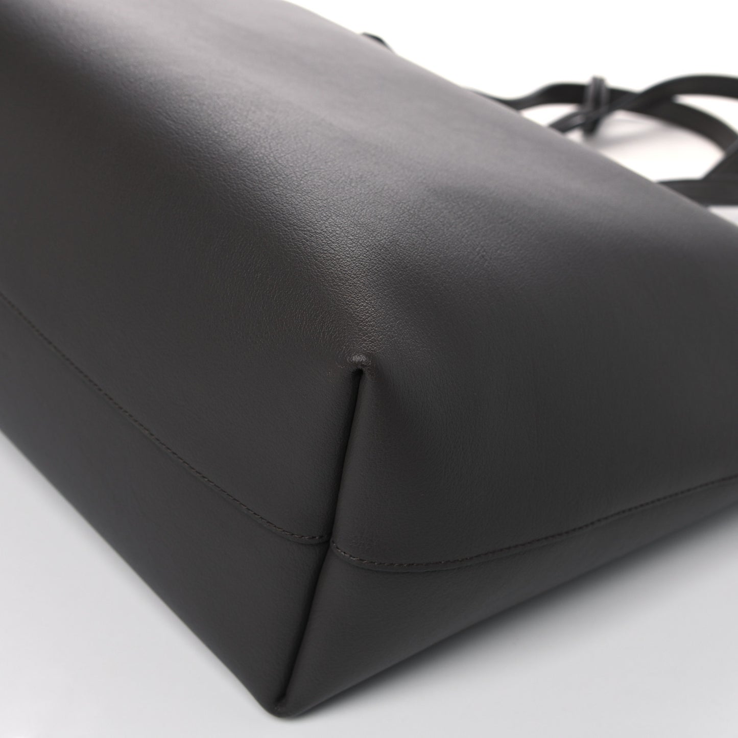 Calfskin Large Shopping Tote Pebble