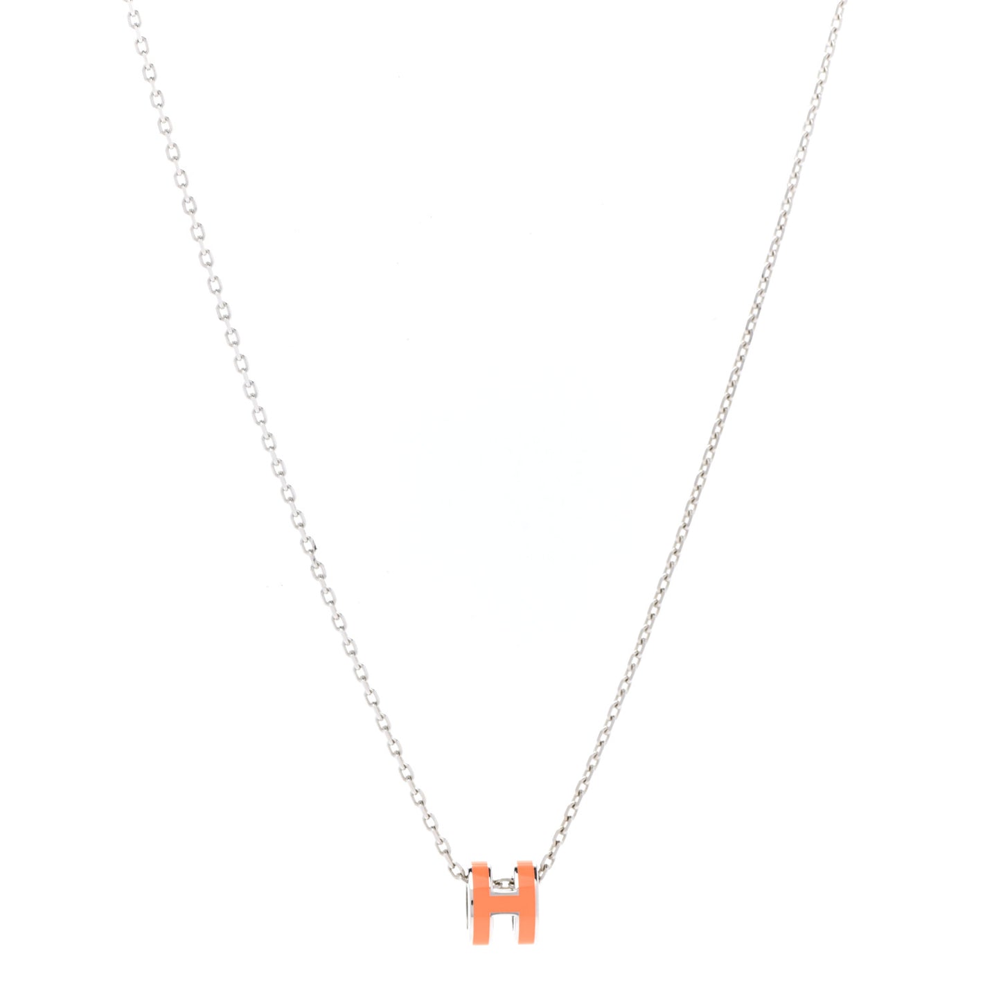 Palladium Mini Pop H Necklace Orange