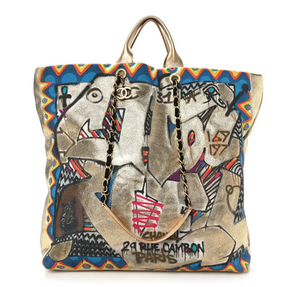 Chanel Graffiti Printed Canvas Street Spirit Tote Multicolor 1 of 9